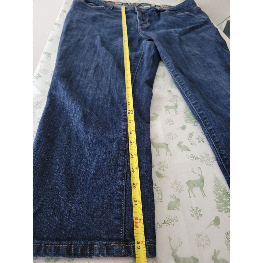 St. John's Bay Women's Bootcut Jeans Size 18W Dark Wash Mid Rise Stretch Denim - Picture 4 of 7